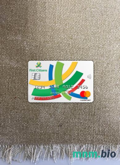 Barbados First Citizens bank wygląd zdjęcia mastercard skan PSD + zdjęcie